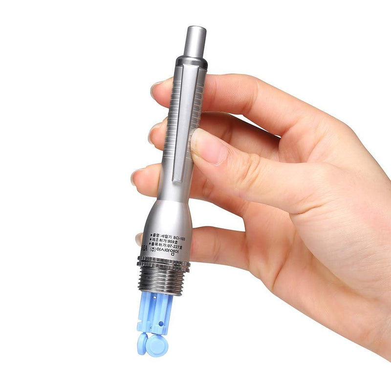 [Australia] - Lancing Device for Three Needles of Safety Steril Acupuncture and Cupping with Two Box 100pcs 23G Lancet 1 Count (Pack of 1) Three Head Blood Lancing Device 