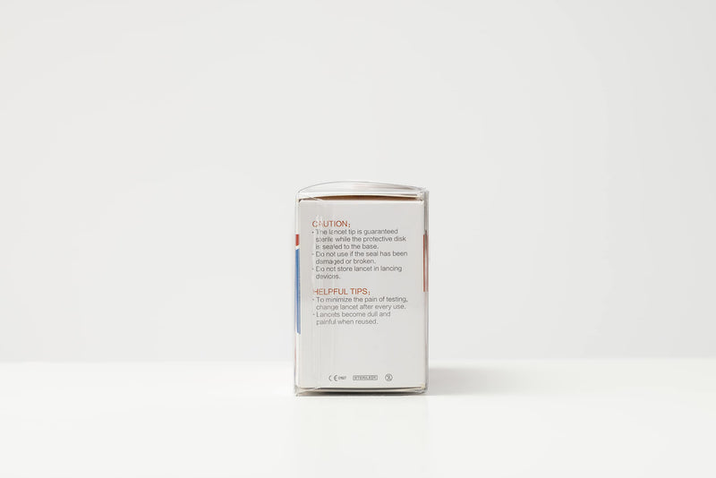 [Australia] - Blood Glucose Test Strips 50pcs & Lancing Devices, Only for Sinocare Safe AQ Smart Glucometer or Safe AQ Voice Glucometer 100 Piece Set 