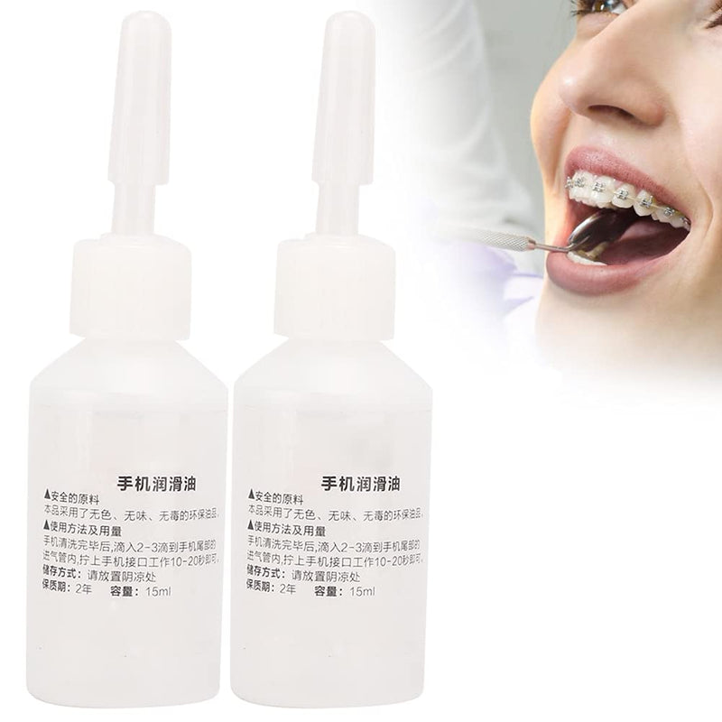 [Australia] - YUYTE 2pcs Dental Handpiece Lubricant Lube Oil for Dentist Handpiece Accessory for Dental Hospitals and Dental Clinics 