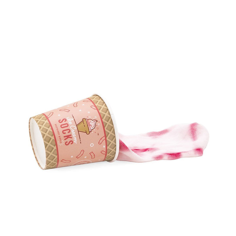 [Australia] - Novelty Ice Cream Socks Raspberry Ripple 