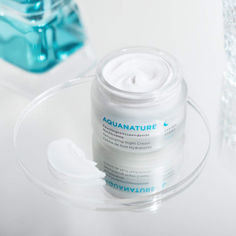 [Australia] - ANNEMARIE B√ñRLIND - AQUANATURE Rehydrating Night Cream - Papyrus and Glasswort Extracts for Lasting Hydration - Nourishes, Regenerates, Rehydrates - 50ml 