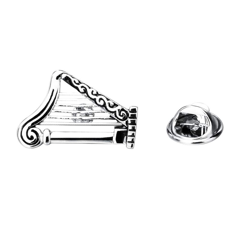 [Australia] - Vcufflinks Harp Musical Instruments Lapel Pin Brooch 