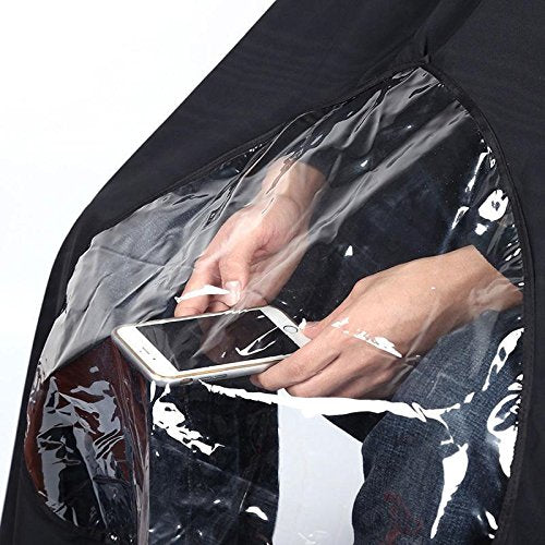 [Australia] - traderplus Hair Cutting Gown Cape with Viewing Window Hairdresser Barber Stylist Hair Cut 57x47 