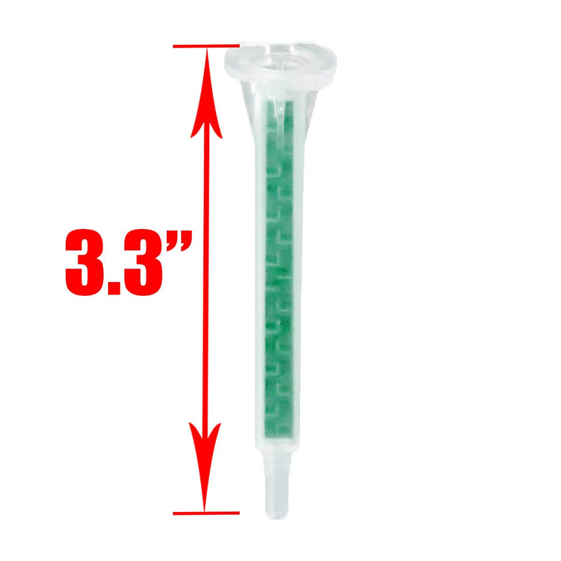 [Australia] - Xiaoyztan 20 Pcs 1.3ml Volume Epoxy Mixing Nozzle Tip Resin Mixer Fit for 50ml AB Glue Cartridge Glue Applicator Glue Gun 
