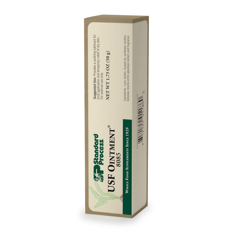 [Australia] - Standard Process USF Ointment - Whole Food Moisturizer and Dry Skin Ointment for Dry Hands and Dry Skin with Lard, Lanolin, Sunflower Lecithin, Flaxseed Oil, and Beeswax for Smooth Skin - 1.75 Ounce 