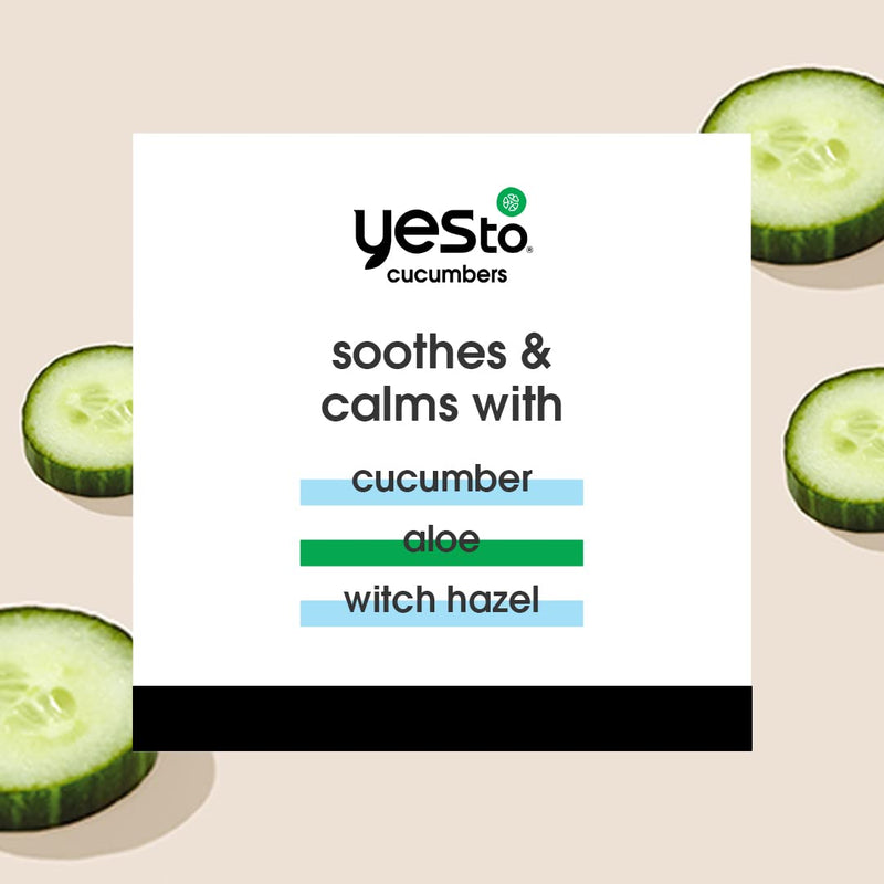 [Australia] - Yes To Cucumbers Daily Gentle Milk Cleanser, Soothing Face Wash That Won't Strip Your Skin & Holds Moisture, With Cucumber Extract, Soy Proteins & Green Tea, Natural, Vegan & Cruelty Free, 6 Fl Oz Sensitive Skin (Cream) 