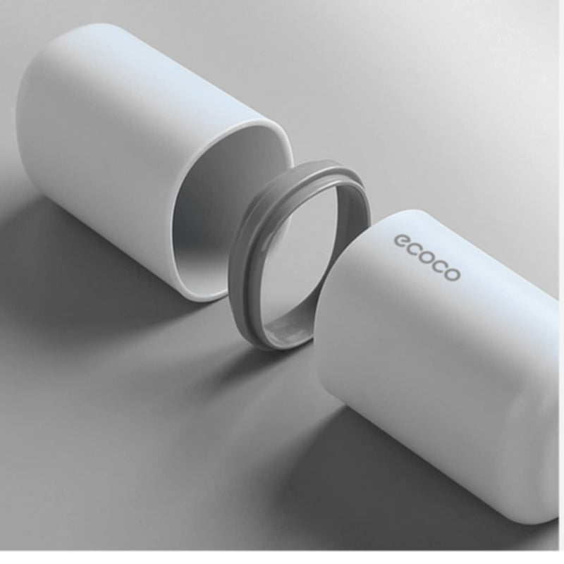 [Australia] - Meiyijia Travel Toothbrush Holder, Toothpaste Holder, Portable, Dustproof, Antibacterial, Toothbrush Case for Travel, Family, Camping, School Grey/1 