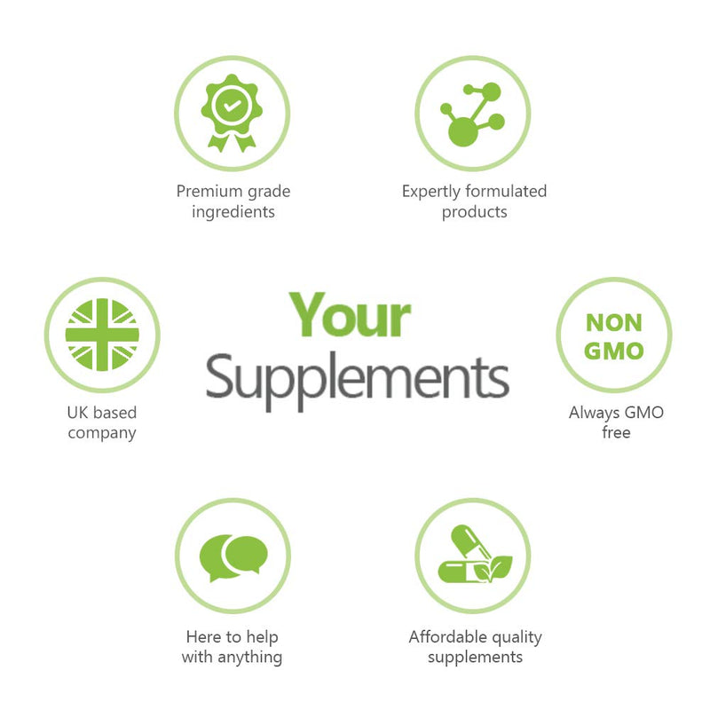 [Australia] - Your Supplements - Magnesium Glycinate - Pack of 90 Capsules | Vegan & Vegetarian Friendly | Improved Formula: Fully Chelated, Non-Buffered 90 Count (Pack of 1) 