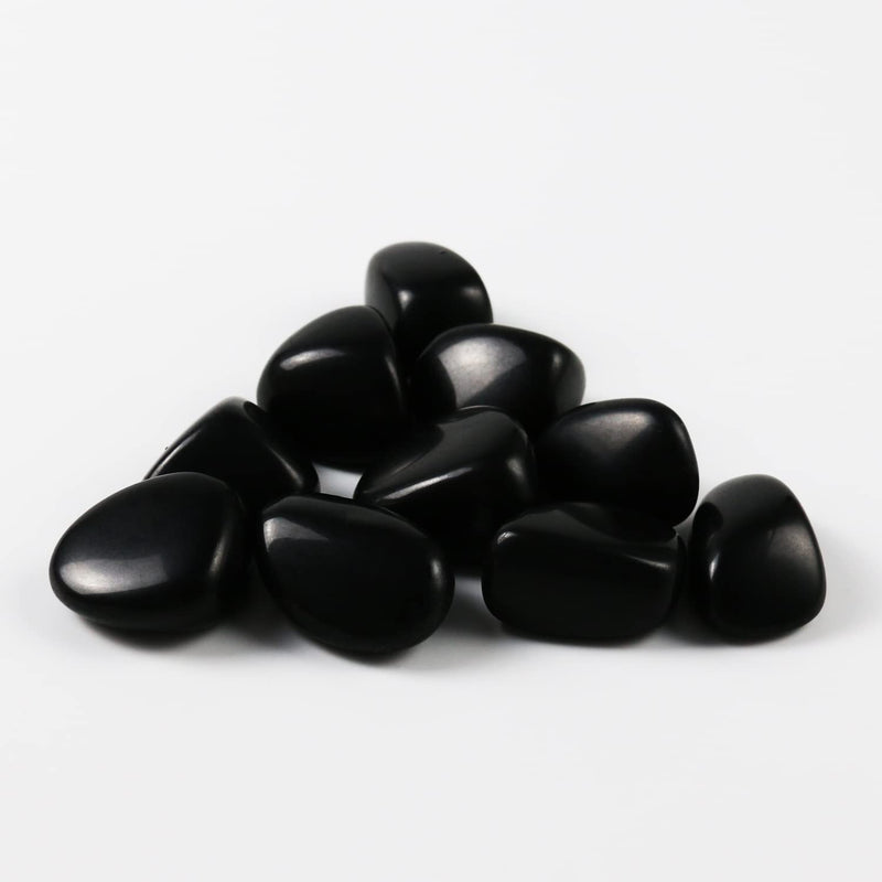 [Australia] - Nvzi Black Obsidian Crystal Rocks, Black Stones Bulk for Wicca, Reiki, and Energy Healing Crystals, Witchcraft Supplies, Rocks for Tumbling, Calcite Crystal, Hypnotic Gems(10Packs) 