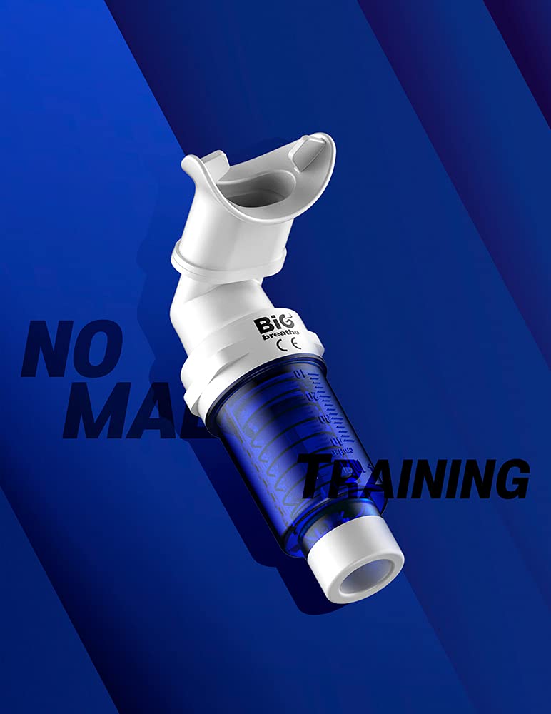 [Australia] - Big breathe IMT - Middle (Blue),Inspiratory Muscle Trainer 
