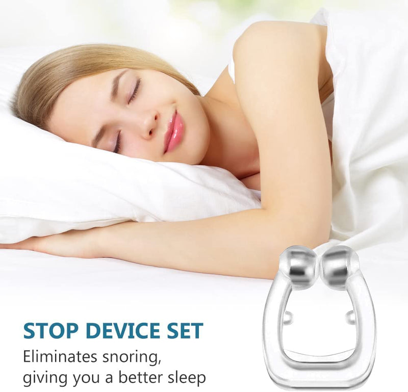 [Australia] - Nose Clip Anti-Snore Devices | Snore Stopper Stop Snoring Aid | Anti-Snoring Solutions | OSA Sleep Apnoea Relief | Chinese-Magnetic-Therapy 