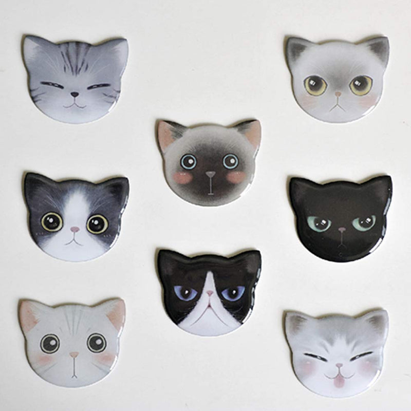 [Australia] - Catlady Cute cat Mirrors,Unbreakable Mirror,Stainless Steel Travel Mirror,Portable Makeup Mirror Fifi 