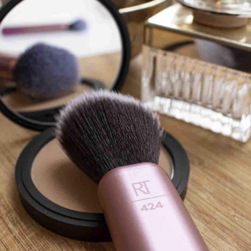 [Australia] - Real Techniques Custom Slide Makeup Brush Contour Kit For Blush, Bronzer and Contouring Makeup, 3 Settings for Sheer Medium, or Focused Application 