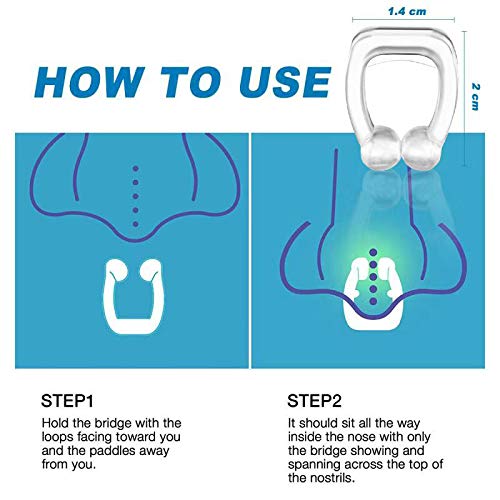 [Australia] - 2022 Upgrade Stop Snoring Nose DeviceSnore Stopper, 4 Packs Silicone Magnetic Anti Snore Clips, Effective Snoring SolutionNasal DilatorProfessional Sleep Aid Relieve Snore for Men Women 