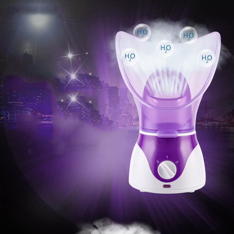 [Australia] - HEALIFTY Facial Spa Steamer for Face Steaming Skincare Deep Cleanse Spa (Purple) 