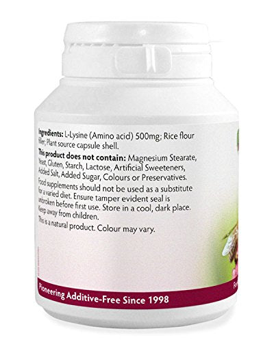 [Australia] - L-Lysine 500mg x 90 Capsules (No Magnesium Stearate) 