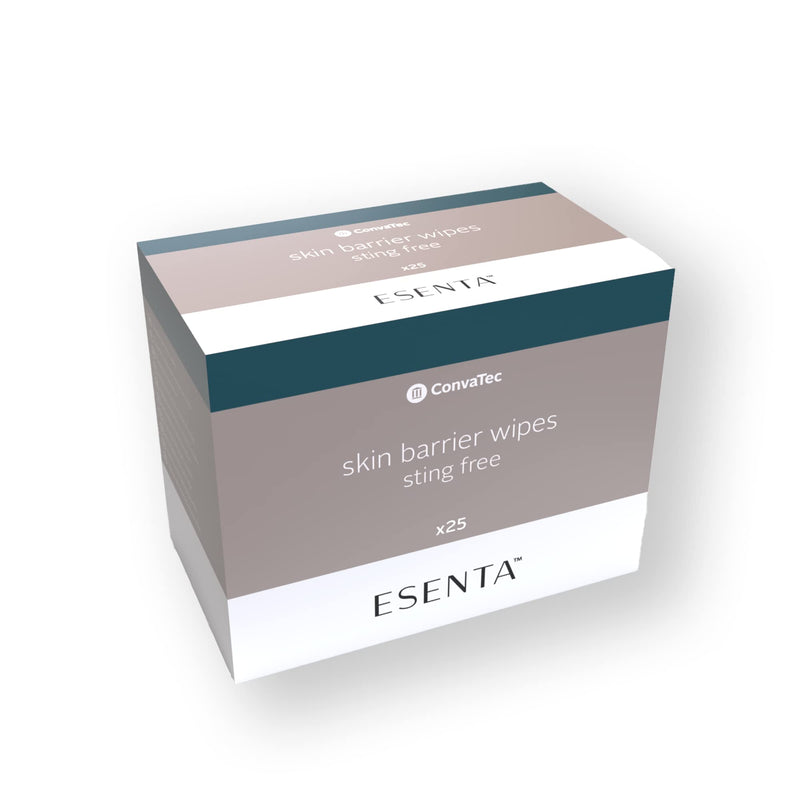 [Australia] - ConvaTec ESENTA Skin Barrier for Protection Around Stomas and Wounds, Silicone Based, Sting and Alcohol Free, 25ct Box (Pack of 1) 