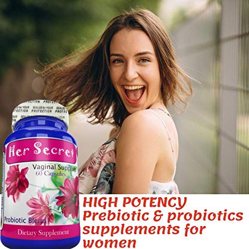 [Australia] - Embarrassed with Femenine Odor? Worried About Female Urinary Odor? Try Femenine Odor Supplement 60 Pills Feminine Care Women Urinary Tract Help Probiotics and Prebiotics Vaginal Probiotics 