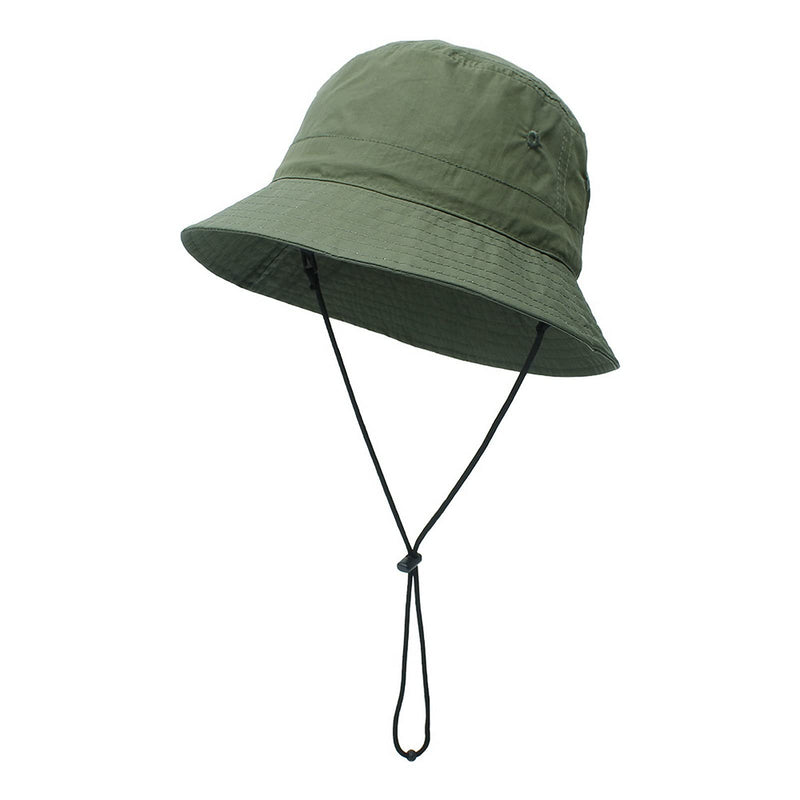 [Australia] - MengPa Bucket Hat Summer Sun Hats Fisherman for Women Men Wide Brim Boonie Hat Foldable Army green 