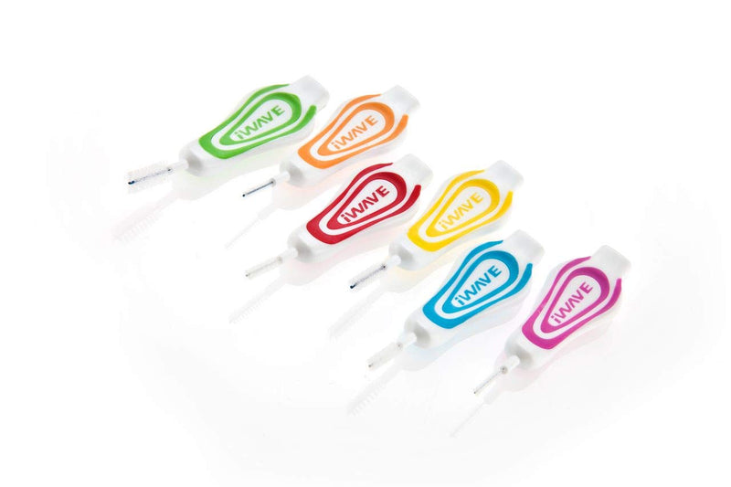 [Australia] - i-Wave Interdental Brushes, Orange, IW-IDSSS 5 Count (Pack of 1) 