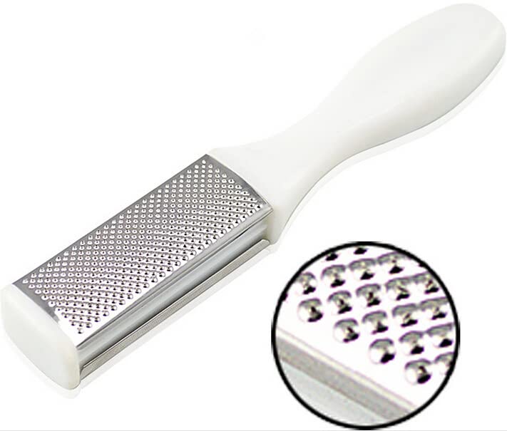 [Australia] - J.J Store® Pedicure Foot Rasp File Scruber Hard Dead Rough Skin Callus Remover 2-Side Safe Metal Foot File Pedicure Callus Remover 