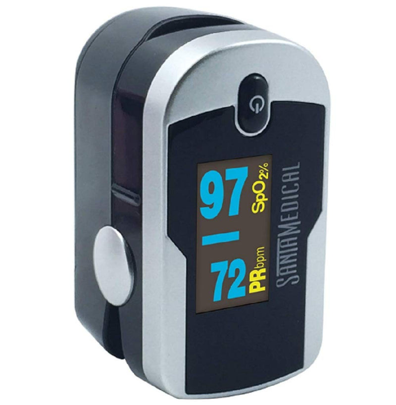 [Australia] - Santamedical Generation 2 Fingertip Pulse Oximeter Oximetry Blood Oxygen Saturation Monitor with Batteries and Lanyard 