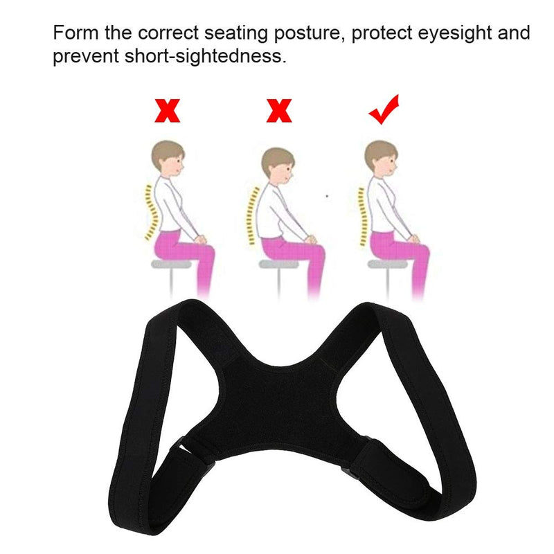 [Australia] - Back Corrector, Back Shoulder Posture Correction Band Humpback Back Pain Relief Corrector Brace Device to Improve Bad Posture for Men and Women 