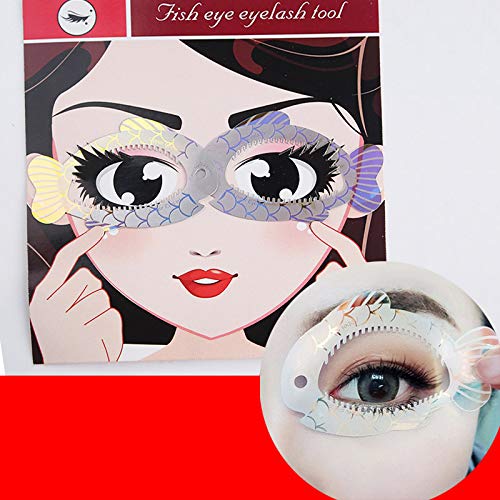 [Australia] - Eyelash Makeup Tool Mascara Applicator Lash Guard Fish Shape Application Comb for Cosmetic 