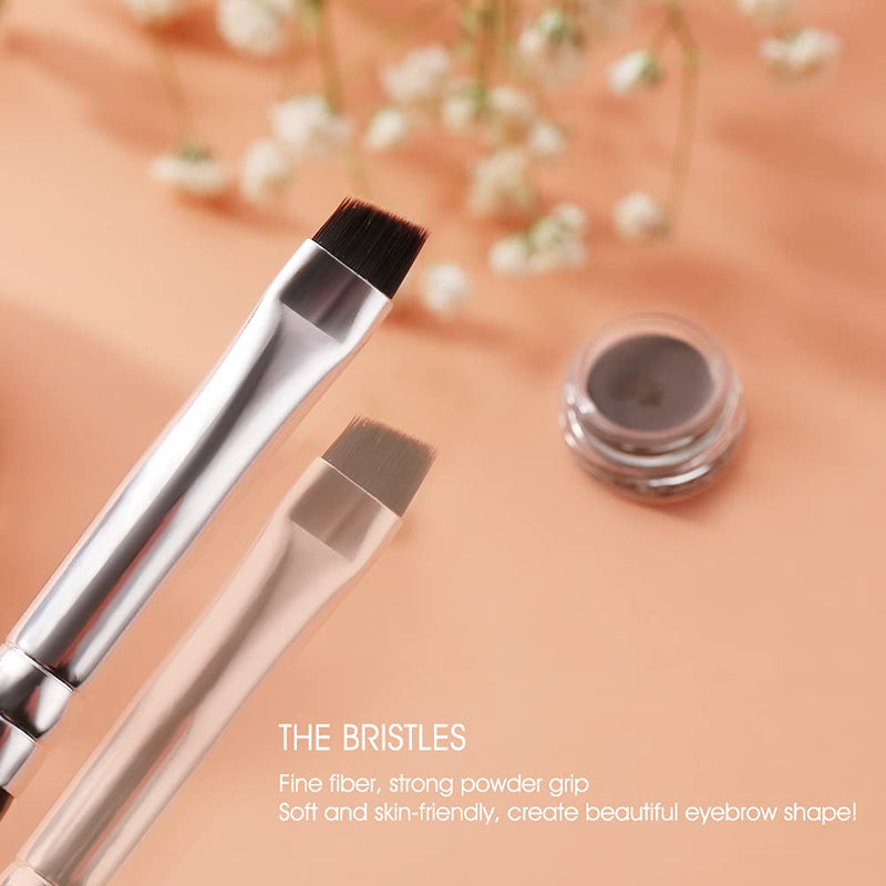 [Australia] - BEILI Double Ended Eyebrow Brush,Angled Eye Brow Brush and Spoolie Brush (Precision Application),Professional Eyebrow Makeup Tools,Vegan and Cruelty Free( only 1 piece) 