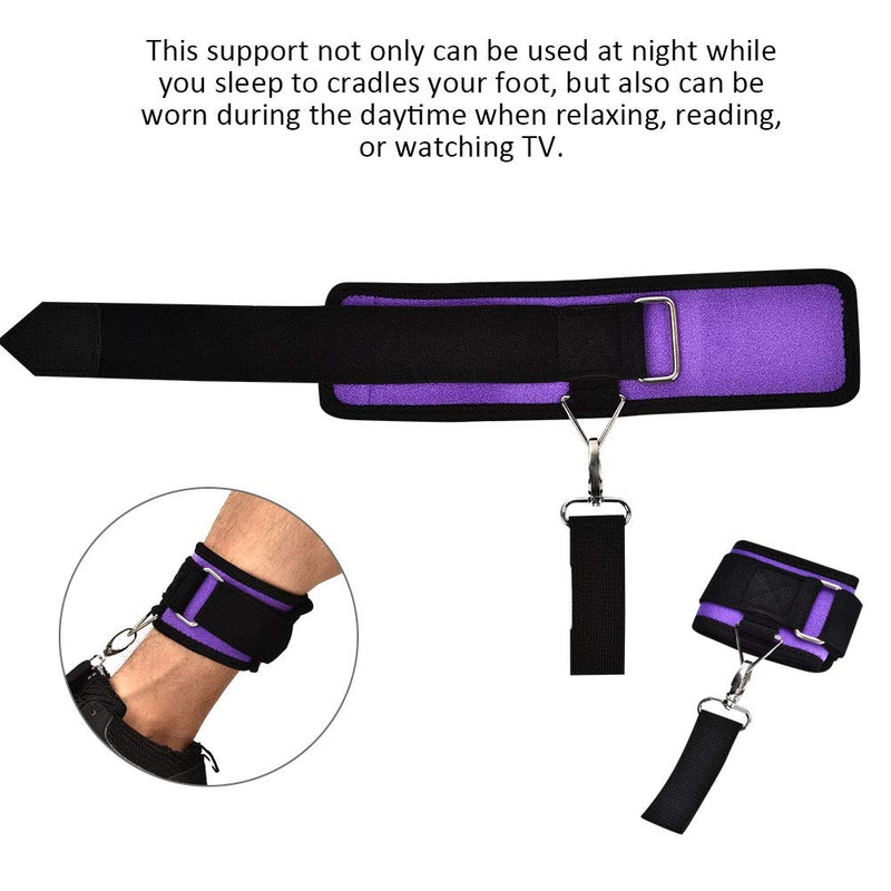 [Australia] - Adjustable Foot Drop Postural Corrector Ankle Brace, Feet Fixation Shoe Brace Support Strap Protection Correction Splint for Left and Right Feet 