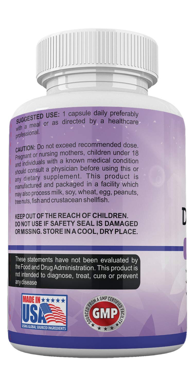 [Australia] - Women’s DIM Complex 150mg - Bioperine Estrogen Balancing Pills for Menopause & Hot Flashes Relief Support Hormonal Acne Powerful Supplement - 60 Capsules - Made in USA by Amate Life 