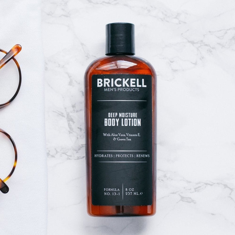 [Australia] - Brickell Men's Deep Moisture Body Lotion for Men, Natural and Organic Protects and Hydrates Dry Skin, 237 ml, Unscented‚Ä¶ 