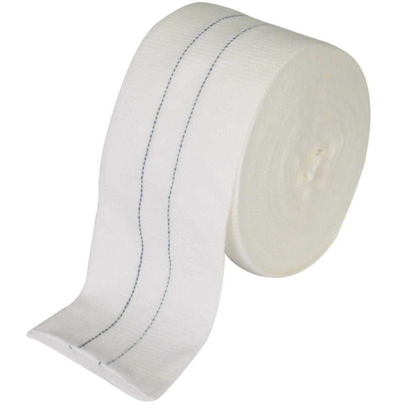 [Australia] - Comfifast Elasticated Tubular Stretch Viscose Bandage - for Large Limbs, Blue Line 7.5cm (for Limb Circumference 20-45cm) - 10m Roll Blue - (7.5cm) x 10m 