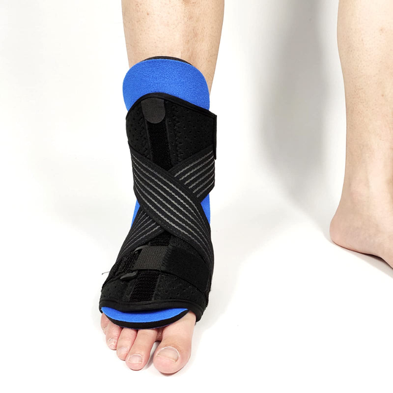 [Australia] - Compression Ankle Brace with Men Women, Adjustable Ankle Stabilizer with Removable Aluminum Strip and Foam Pad, Breathable Ankle Support for Sprain, Tendonitis, Tendon, Injury Recovery, Volleyball 