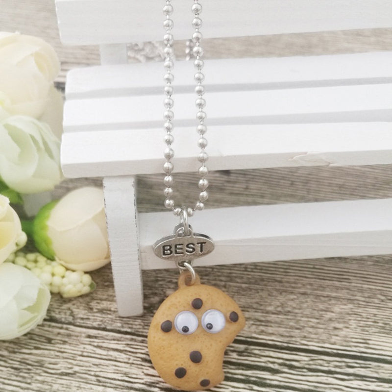 [Australia] - Best Friends Necklace for Unisex-Child, Girls,Boys, Biscuit Necklace 