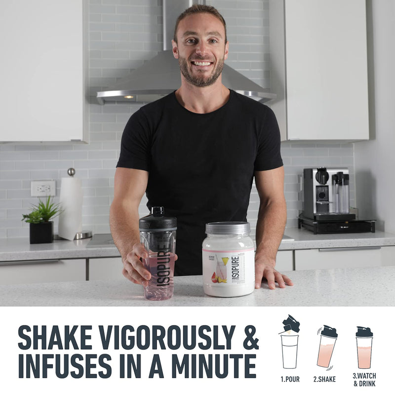 [Australia] - Isopure Protein Powder, Gluten Free, Whey Protein Isolate, Post Workout Recovery Drink Mix, Prime Drink, Infusions- Tropical Punch, 16 Servings 16 Servings (Pack of 1) 