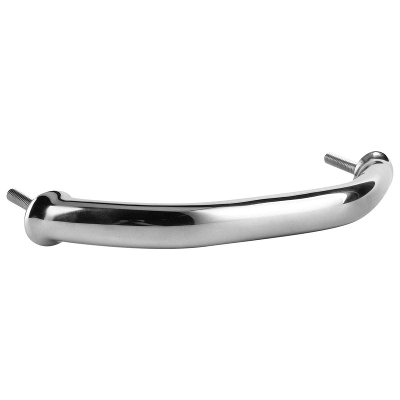 [Australia] - KIMISS Marine Handles for Boat,Stainless Steel Handle Door Grab Bar Handrail Oval Rail Grip for Hatch Deck(Silver) (220mm)//boat handrail 220mm 