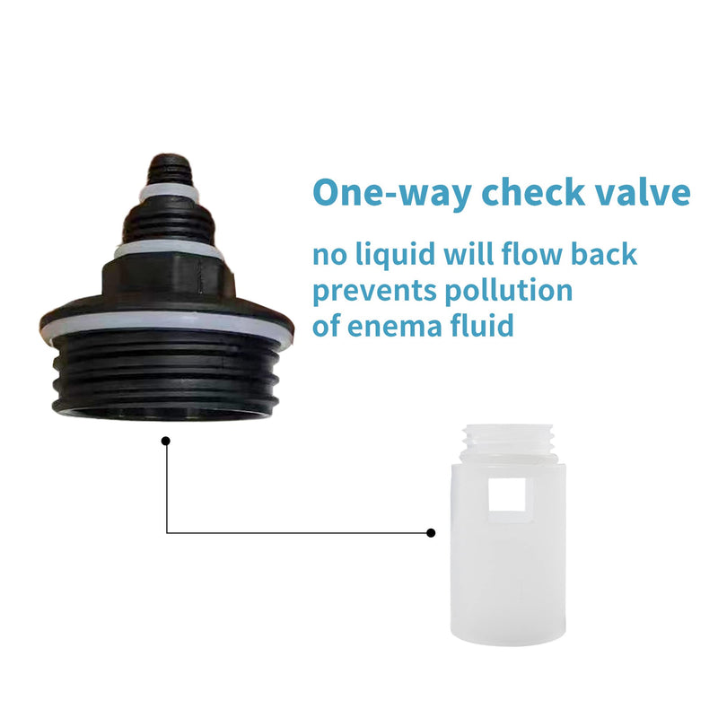 [Australia] - TopQuaFocus 14.5OZ Large Enema Bulb Kit Douche Bulb for Men Women Colon Cleaning Feminine Care Enemas -BPA and Phthalates Free Black 