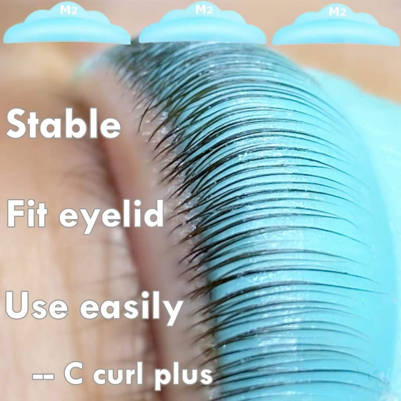 [Australia] - Libeauty Lash Lift Pads，DIY Eyelash Lift Pads，Eyealsh Perm Rods, Lash Lifting At Home 10 Pcs Sky Blue Pads 5 Size SMM1M2L Reusable Soft Silicone Shields 