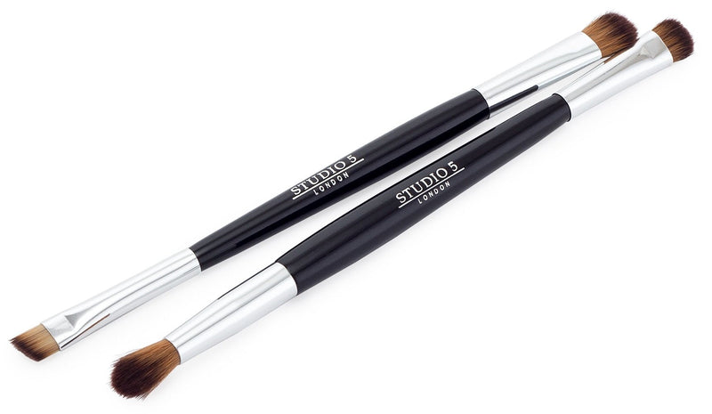 [Australia] - Eye Brush Set – Double Ended Makeup Brushes by Impora London. Eyeshadow Tools for Blending, Defining, Smudging, Shading. Perfect for Travel. 