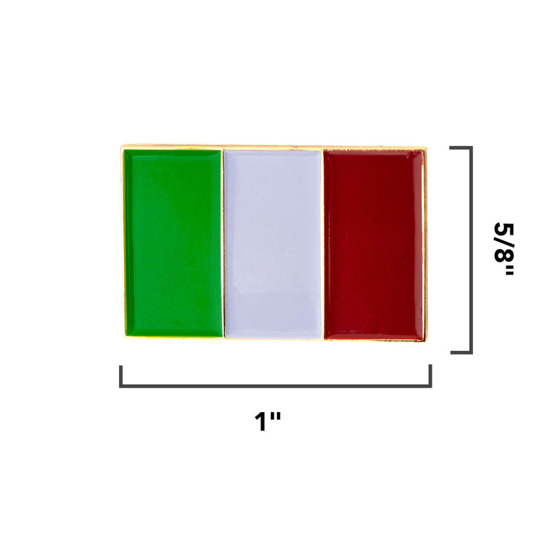 [Australia] - Desert Cactus Italy Country Flag Lapel Enamel Made of Metal Souvenir Hat Men Women Patriotic Italian (Rectangle Pin) 