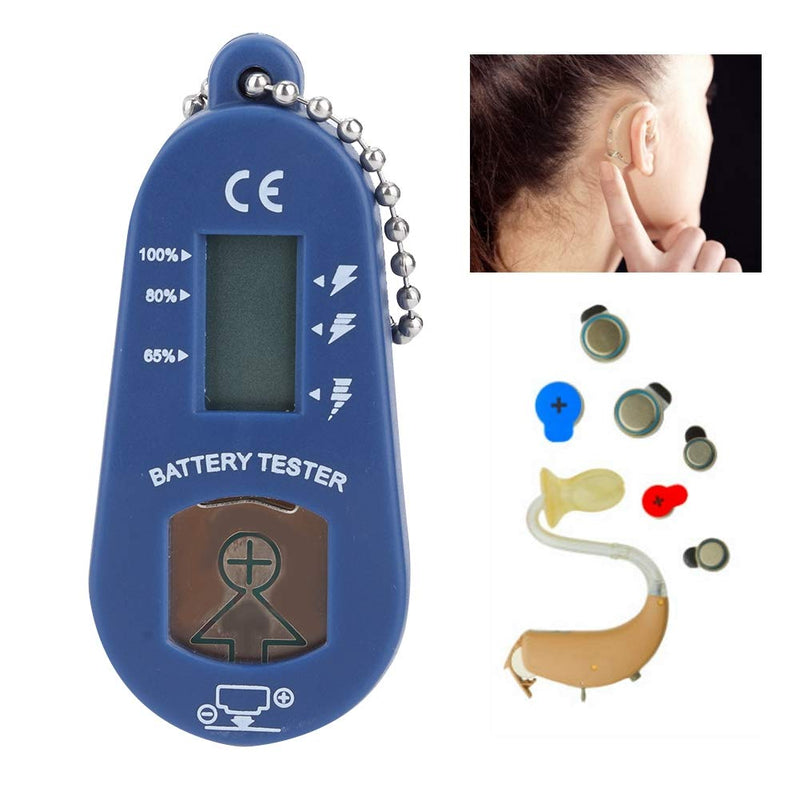 [Australia] - Durable Mini Hearing Aid Battery Tester, Lightweight Hearing Aid Battery Tester, Wear Resistant for Hearing Aid 