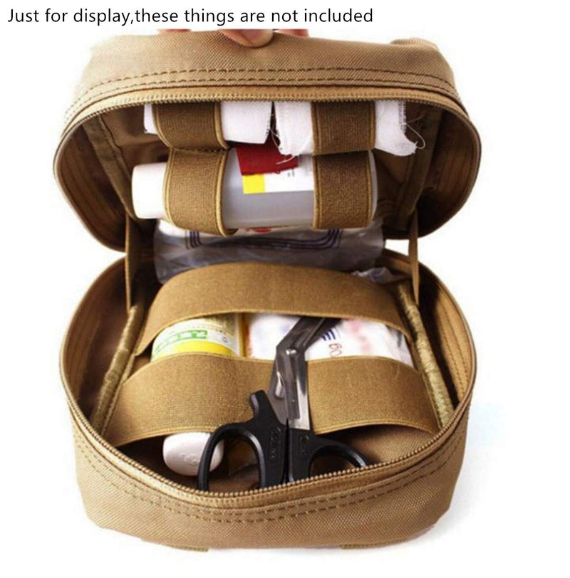 [Australia] - ETOPARS EMT Medical First Aid IFAK Pouch For Tactical MOLLE Compatible Gear Hikers Campers Outdoor Enthusiasts Khaki 