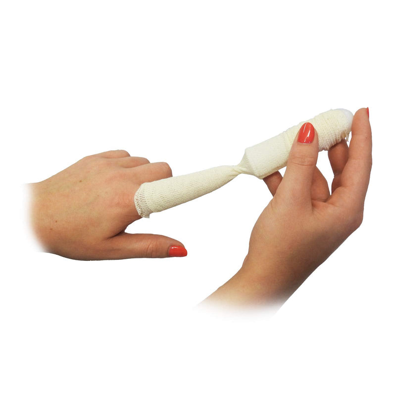 [Australia] - Comfigauz Size '12' Tubular Natural Cotton Stockinette Bandage - Unstretched (Flat Diameter Width) 2.7cm - Ideal for Bulky Fingers and Toes - 10m Length + Applicator 