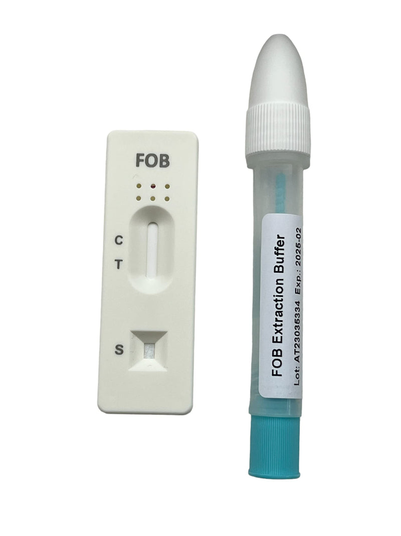 [Australia] - FOB Bowel Test, 1 Test Pack, Colon Faecal Screening Test Kit, Occult Blood in Stools Home Testing, Ulcers, Polyps, Colitis, Cancer Screen 