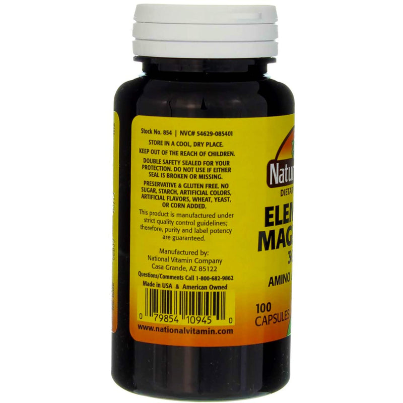 [Australia] - Nature's Blend Elemental Magnesium Amino Acid Chelate 300 mg, 100 Count 