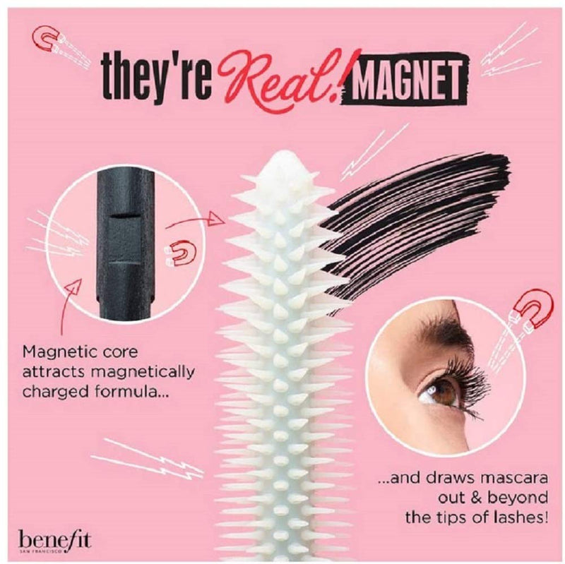 [Australia] - BENEFIT They're Real! Magnet Extreme Lengthening Mascara 4.5 g TRAVEL-SIZE Powerful lifting & lengthening mascara 