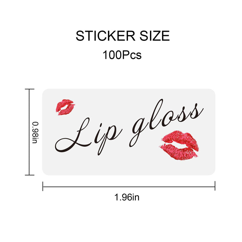 [Australia] - OTTAND Clear Lip Gloss Labels, lip gloss stickers Design A 