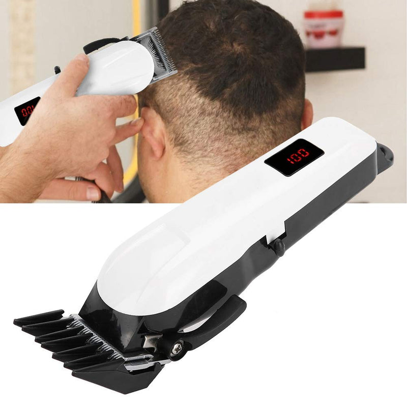 [Australia] - Wireless USB Hair Clipper Kit, Rechargeable Electric Hair Cutting Cutter Machine Tool, Beard Hair Trimmer Shaver for Professional Barber And Home Use 