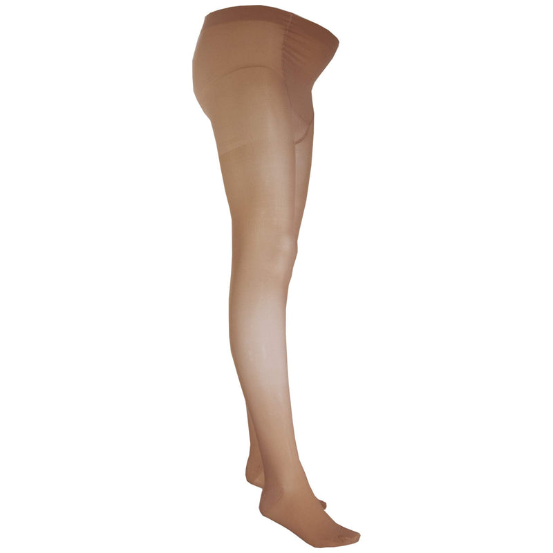 [Australia] - Truform 20-30 mmHg Maternity Compression Pantyhose, Tummy Support for Pregnant Belly, Beige, Medium (1757BG-M) 